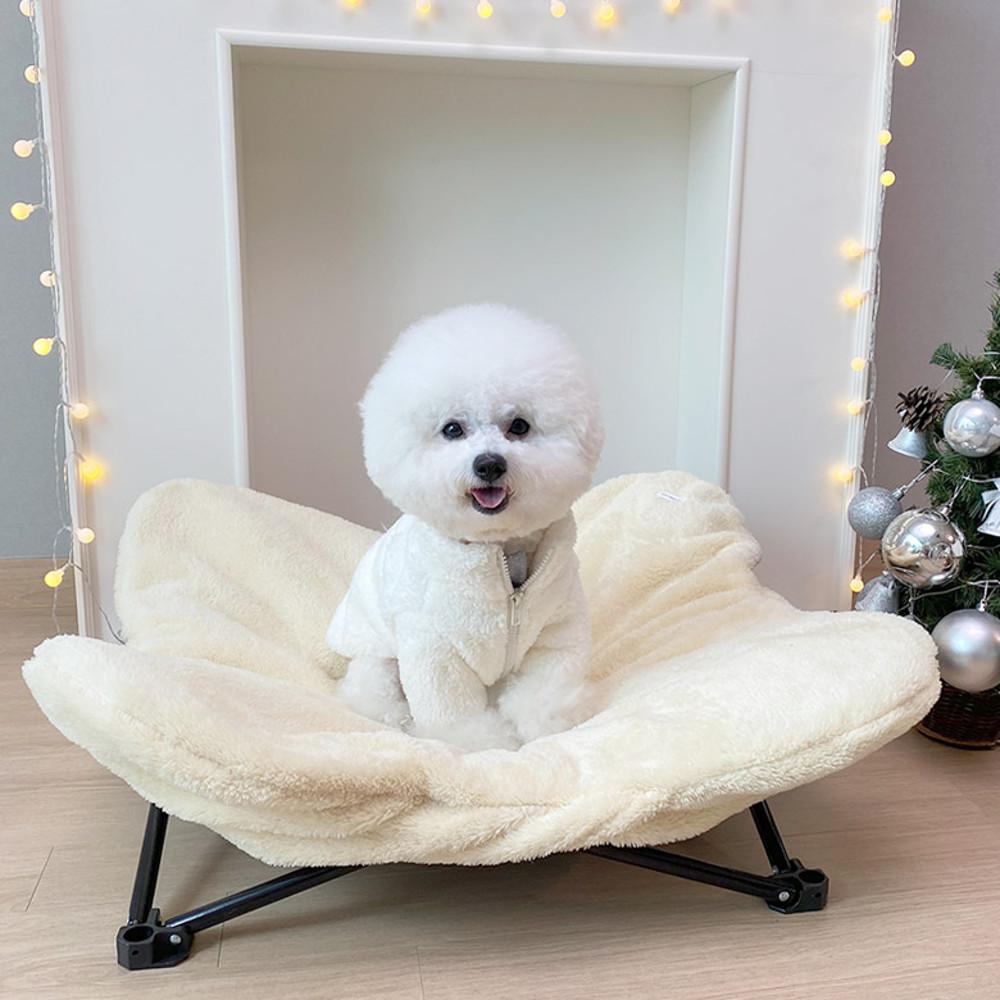 [무료배송] 강아지 캠핑침대 애견 캠핑해먹 야전 침대 방석 의자