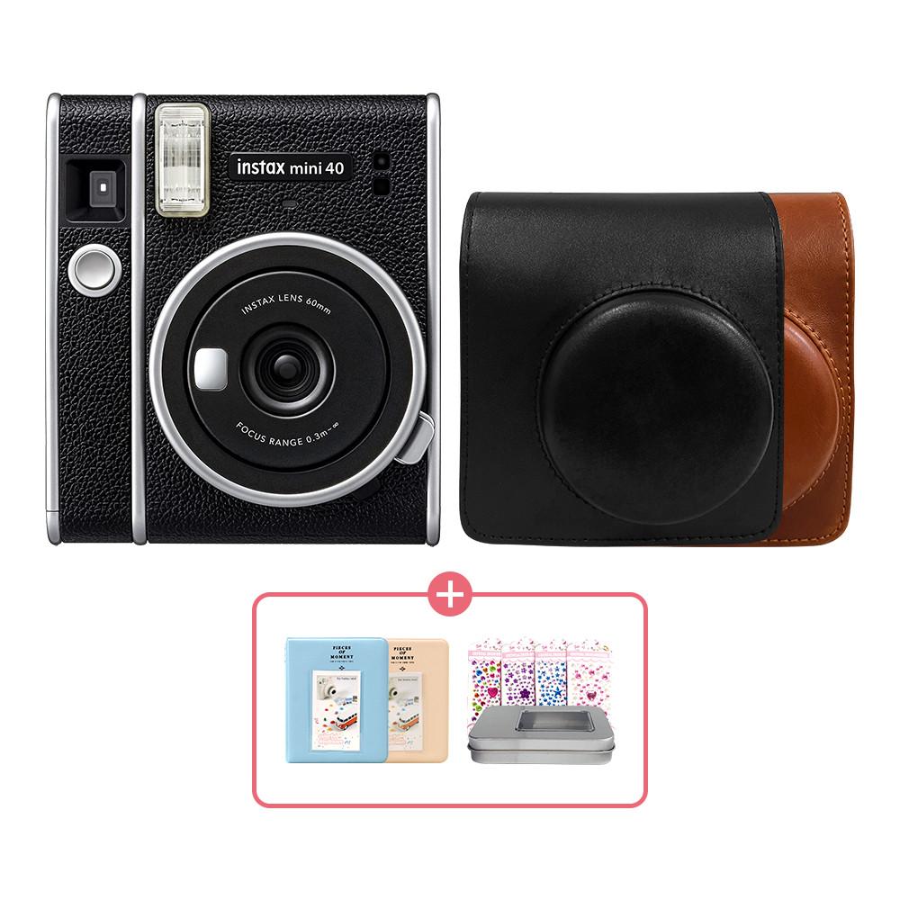 인스탁스 미니40 가죽케이스 패키지+선물SET 폴라로이드 카메라