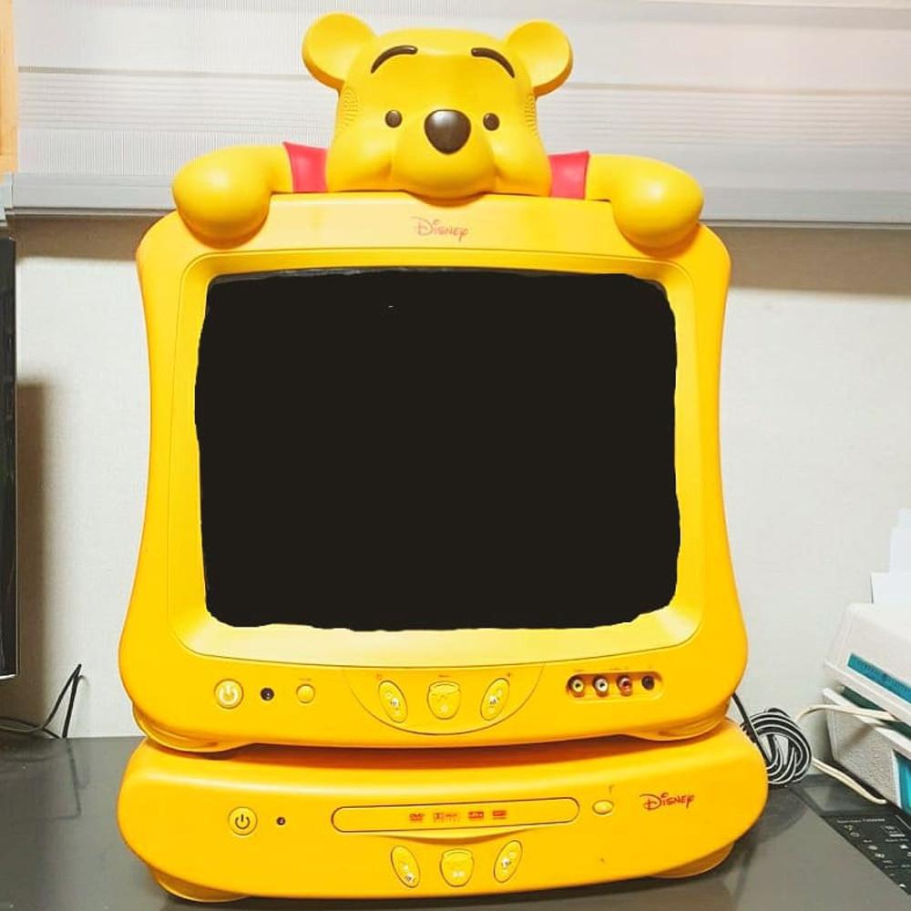 [빈티지] 디즈니TV 푸우TV DVD플레이어