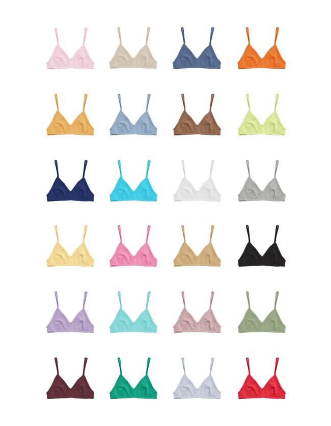 오가닉 코튼 이지 브라렛 (24Colors)