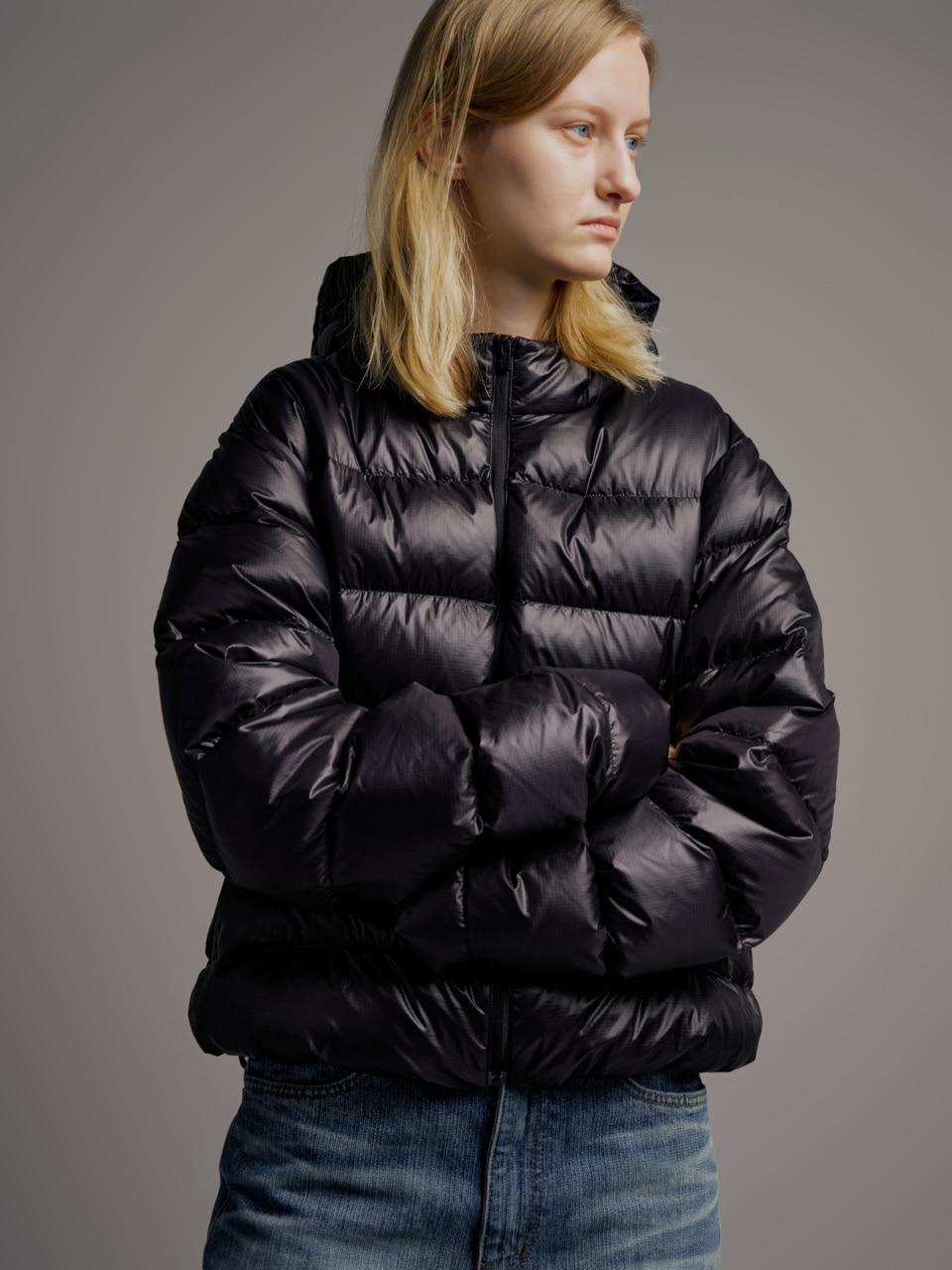 에어리 구스 다운 재킷_black