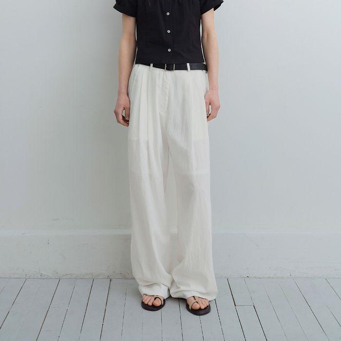 [2차] Summer loose slacks (ivory)