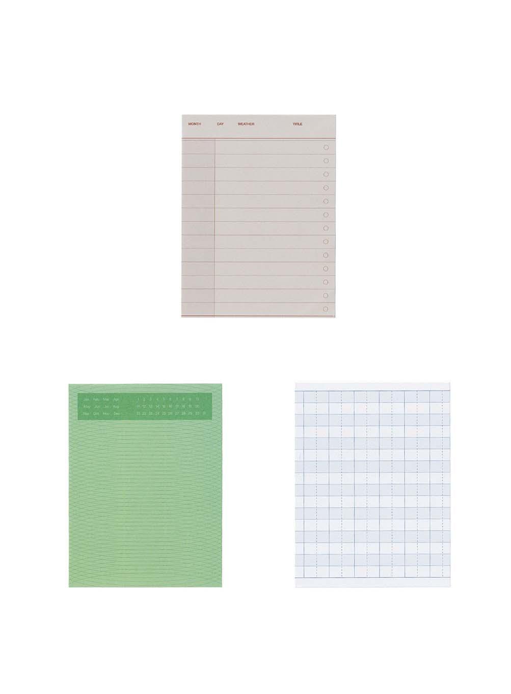 Minimalism 106mm Memo (3types)