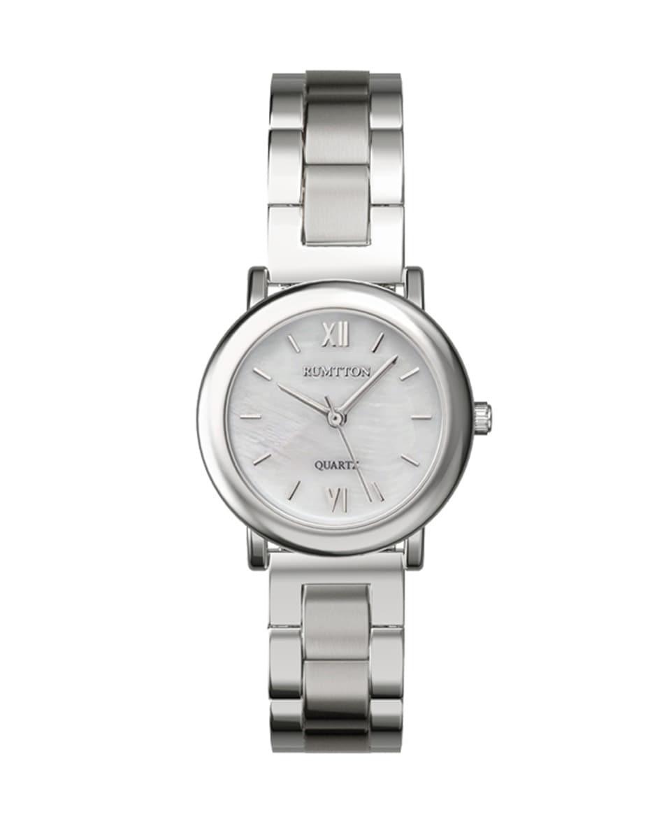 Mare metal watch (마레 메탈 워치) White Silver combi