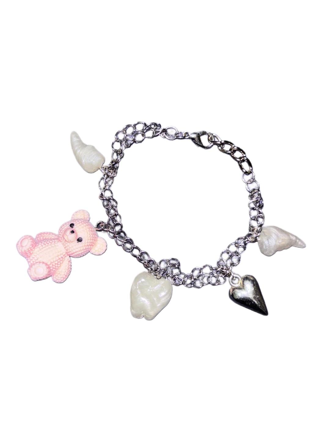 Tooth fairy pink bear bracelet | 후루츠패밀리