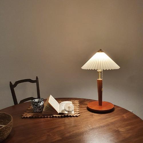 **디자인 출원** 1년 무상 워런티빈티지 플리츠 테이블 램프Made in Korea  오늘주문하고 내일받자!!(당일발송)