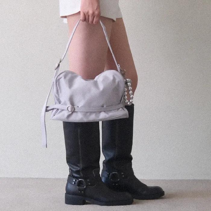 POTY BAG / SILVER GRAY