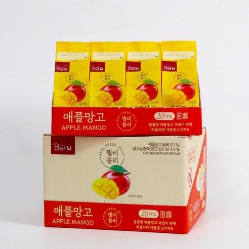 젤리블리 애플망고(20입), 1.2kg, 1개 - 츄잉젤리 | 쿠팡