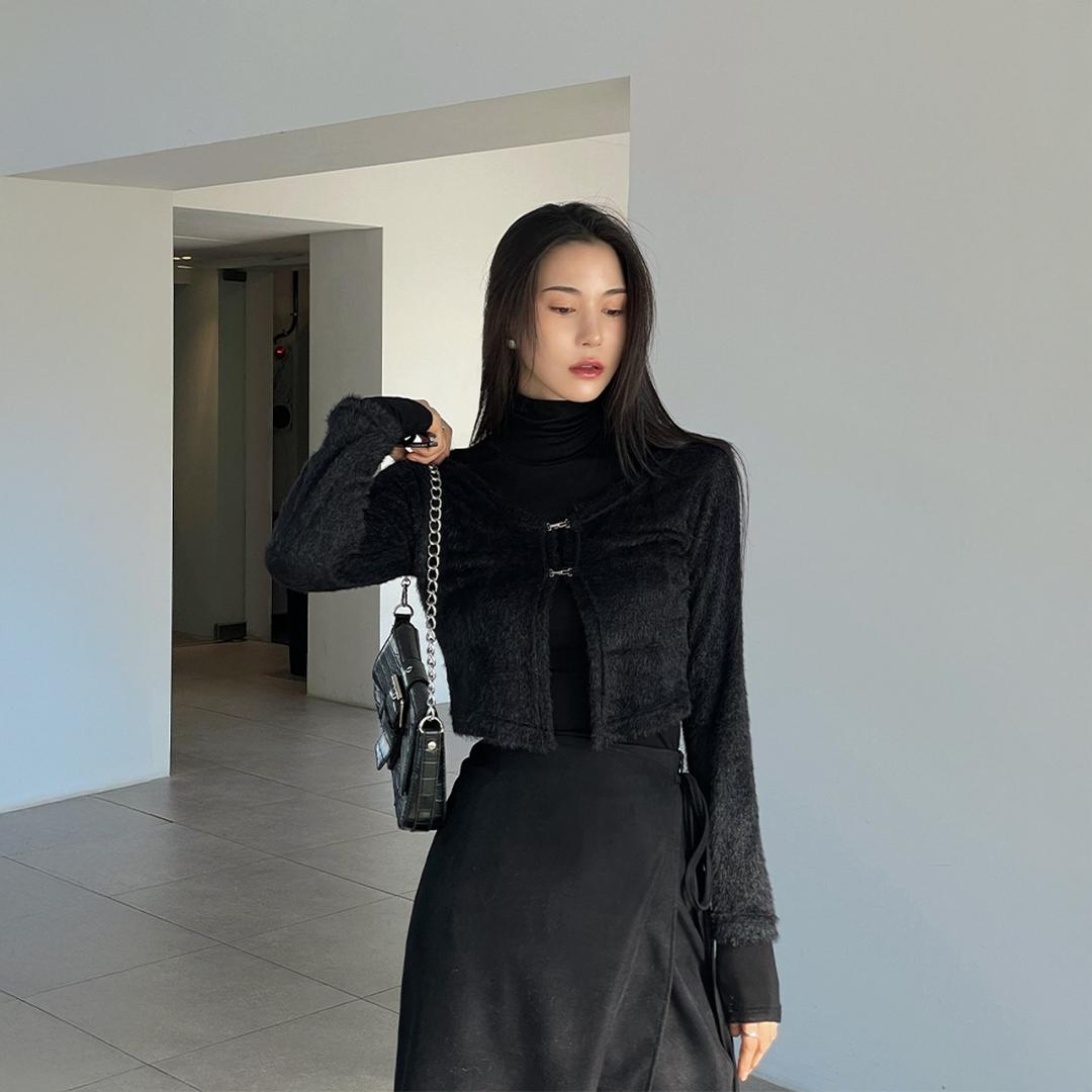 헬로우 버클 가디건 (3color) 15201