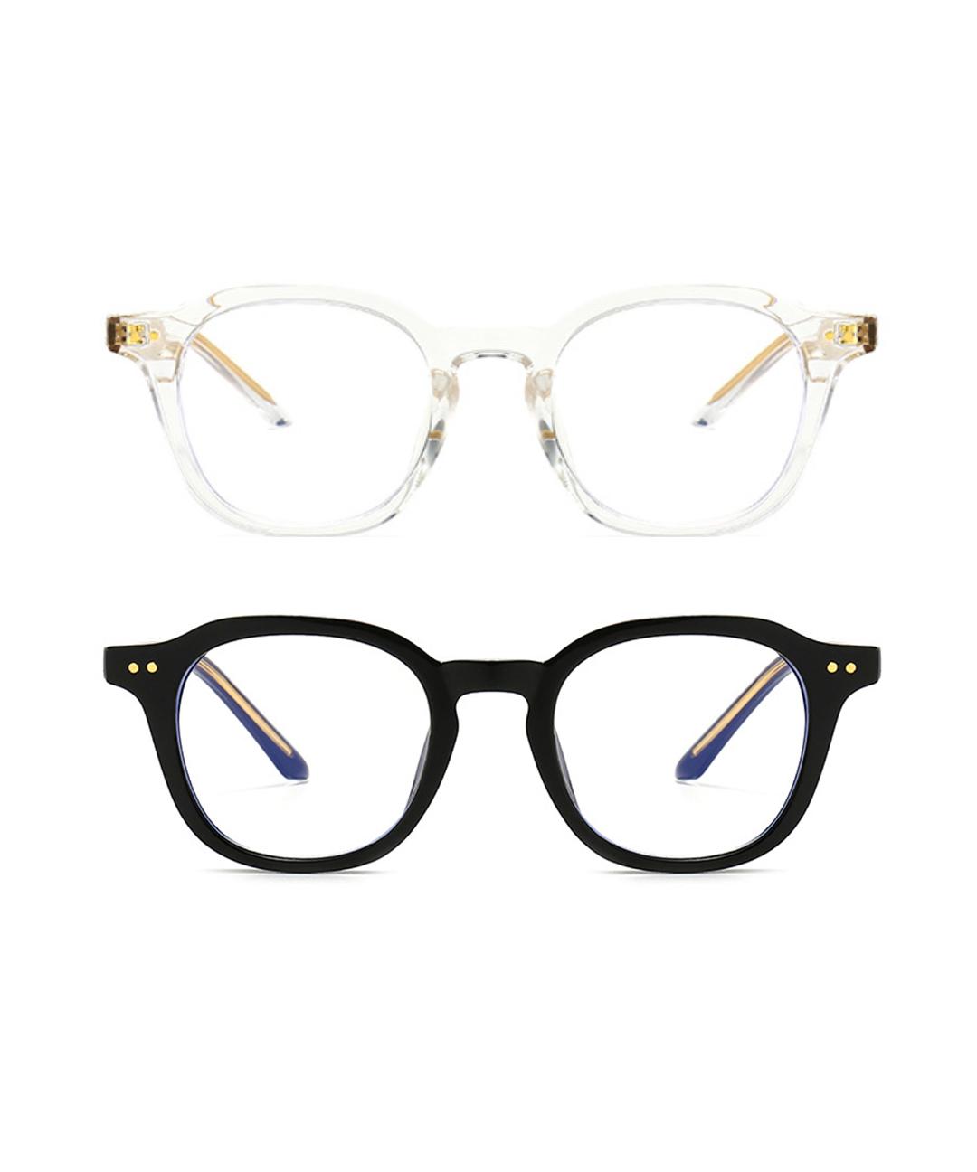 [주문폭주] 뿔테안경 패션 안경테 검정 투명 데일리 패션 안경 GS35