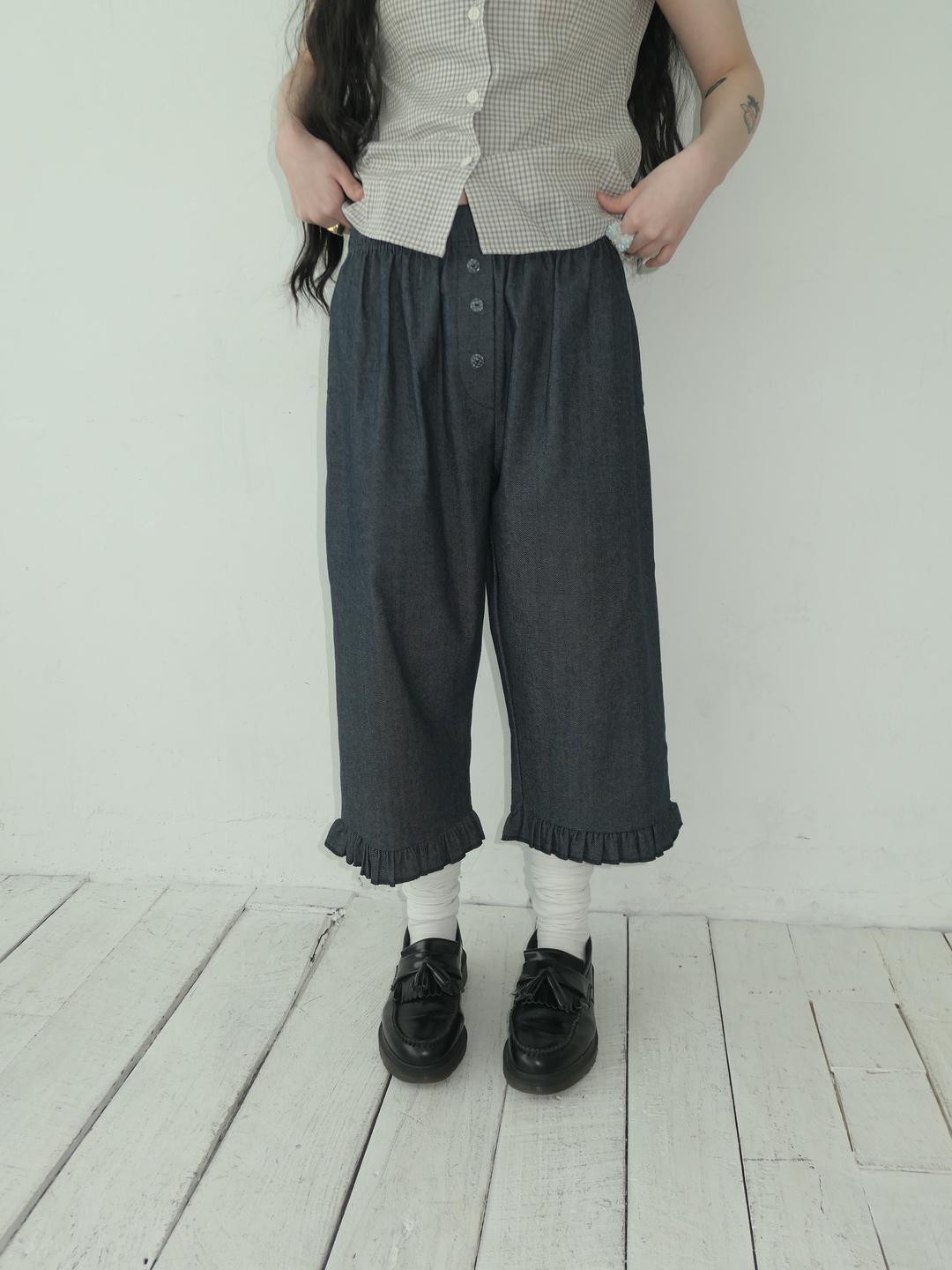 세이지블루 soup pants
