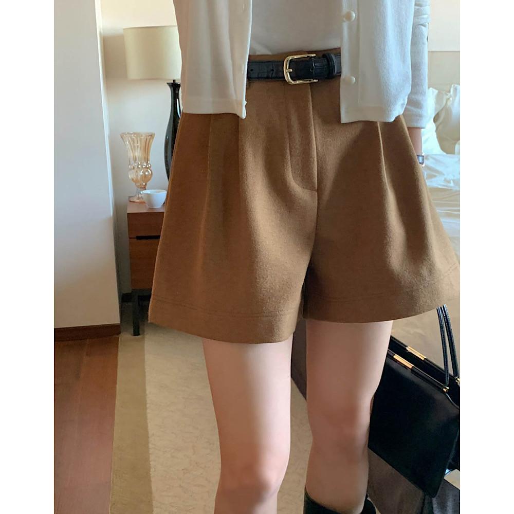 (원가이하Sale/당일) 아잉 하우스 울 하프 슬랙스 팬츠 areing (3color) 가을 팬츠