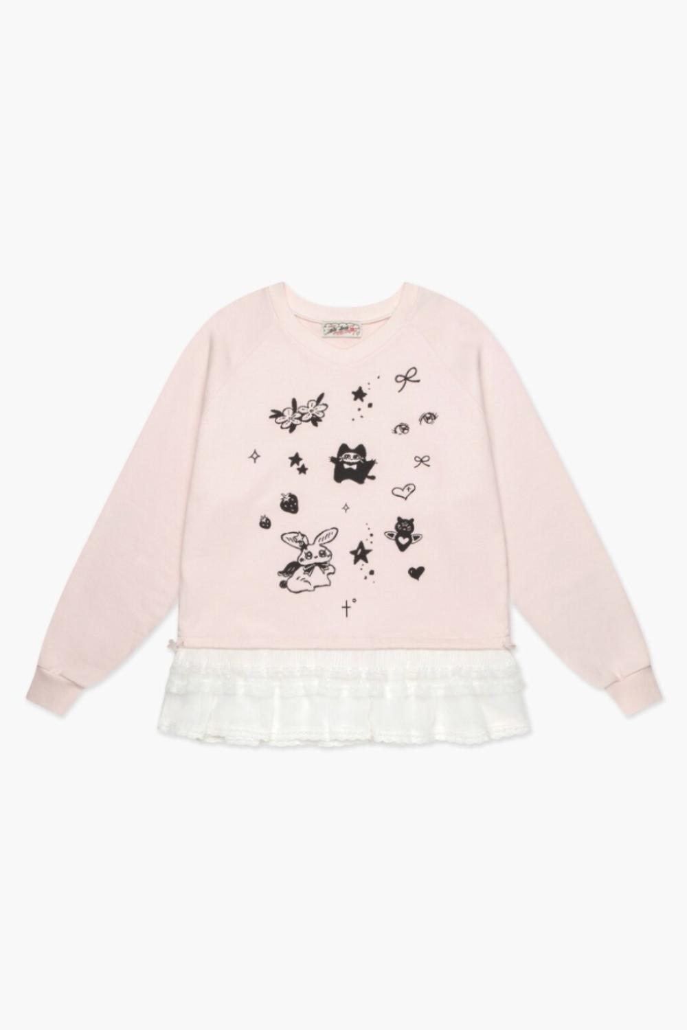 Pinko sweatshirt (Pale pink)
