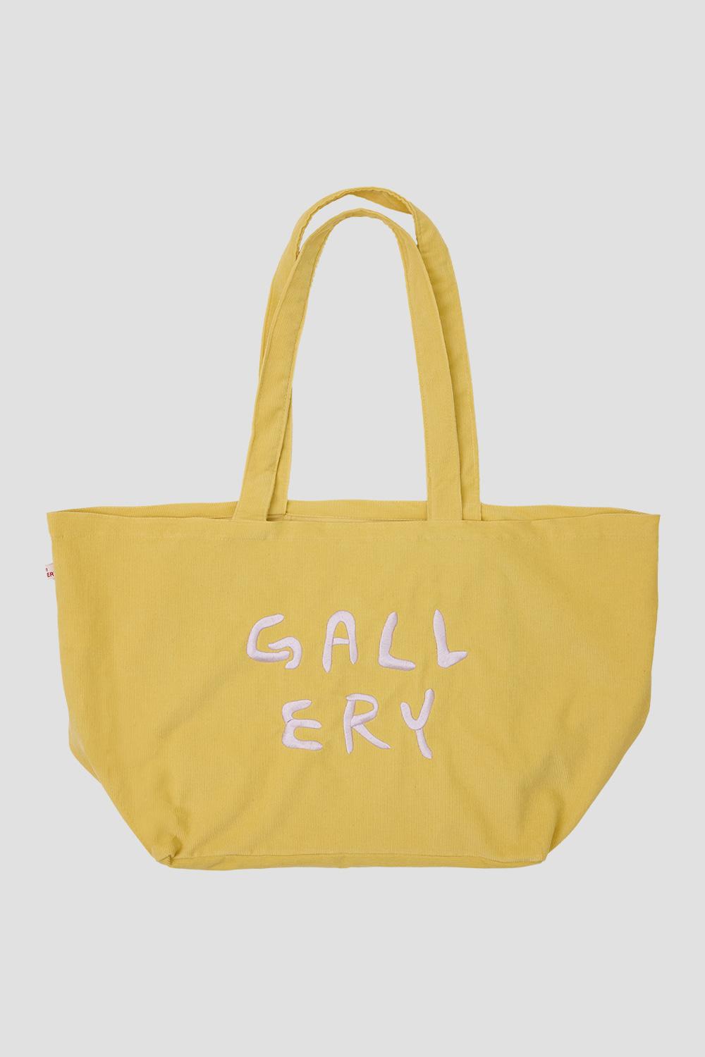 Gallery Logo Corduroy Bag - Yellow