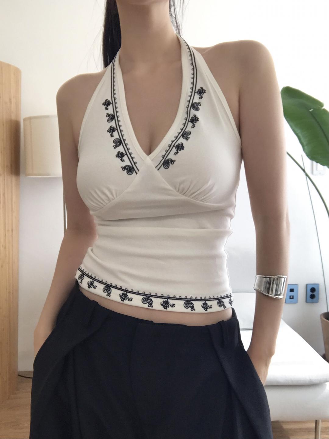 ethnic halter top (2col)