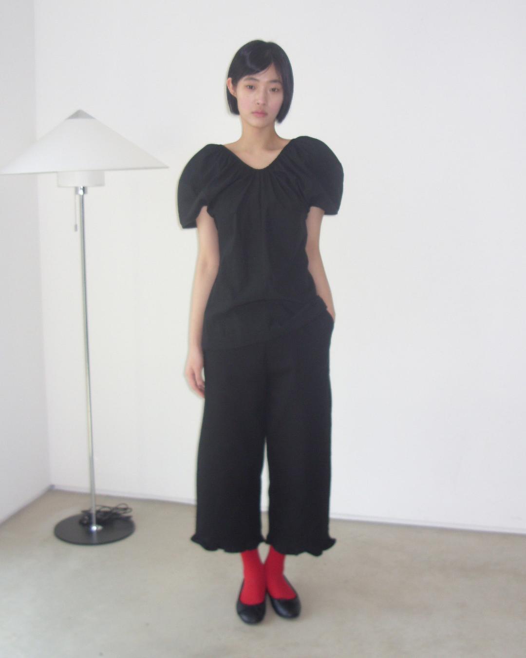 이알알 tulip blouse_black