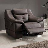 에넥스 프리미엄 에딘 천연면피가죽 전동 1인용 리클라이너 소파