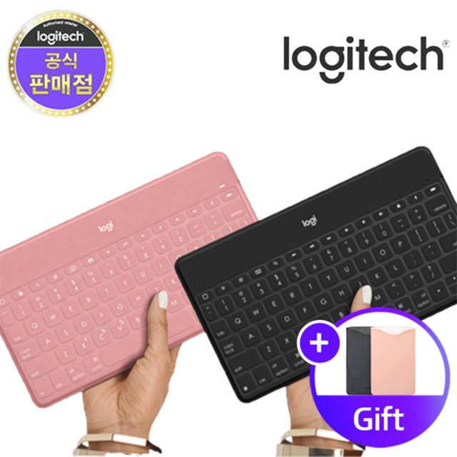 로지텍 정품 키즈투고 Keys To Go 텐키리스 블루투스 무소음 키보드 아이패드 호환