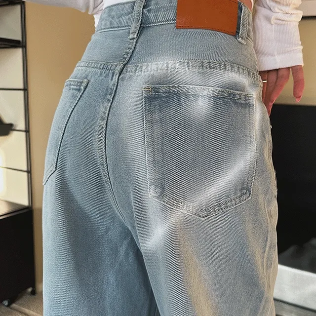 하트프린팅데님팬츠-pt