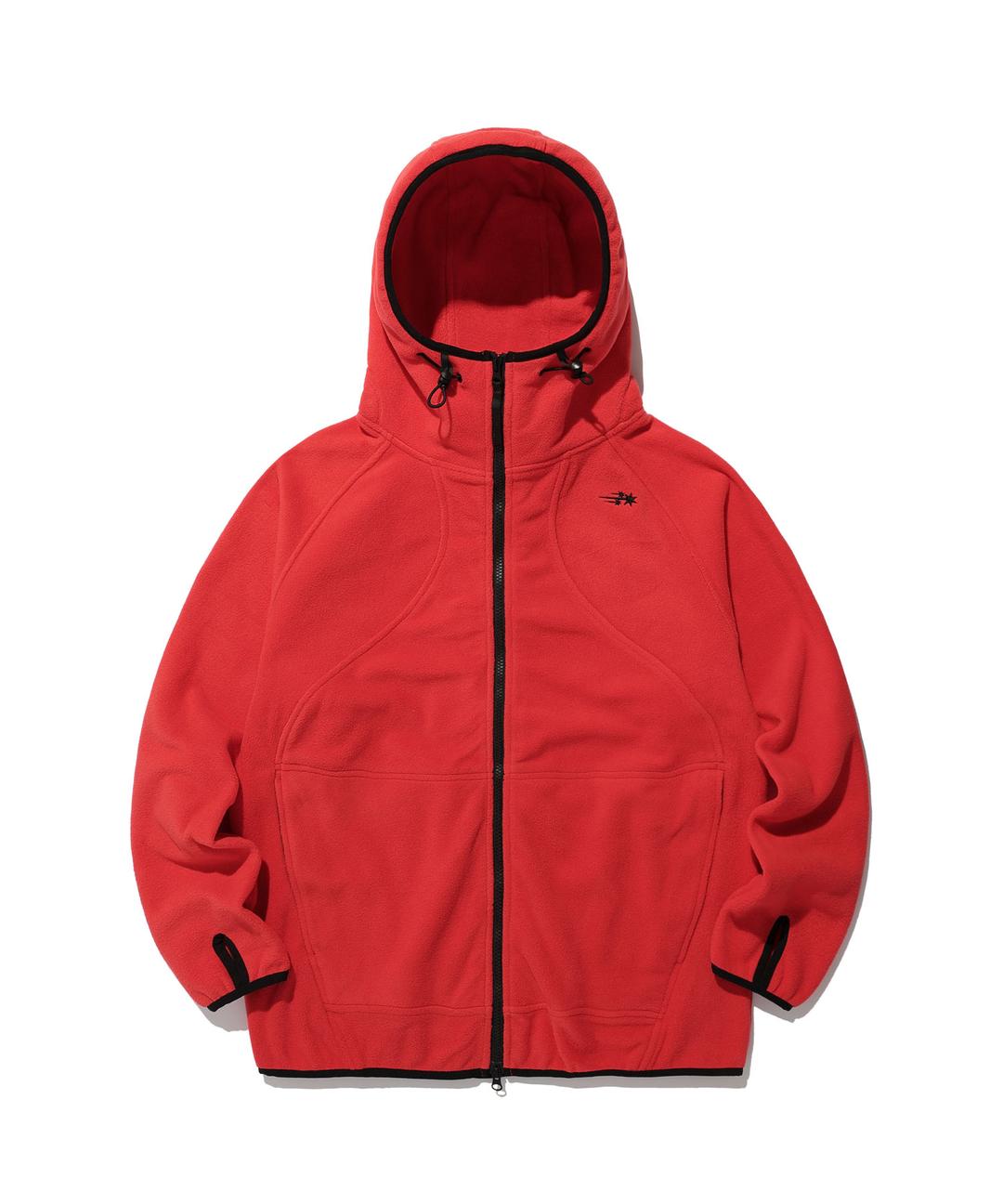 FLEECE HOODIE JACKET[RED]