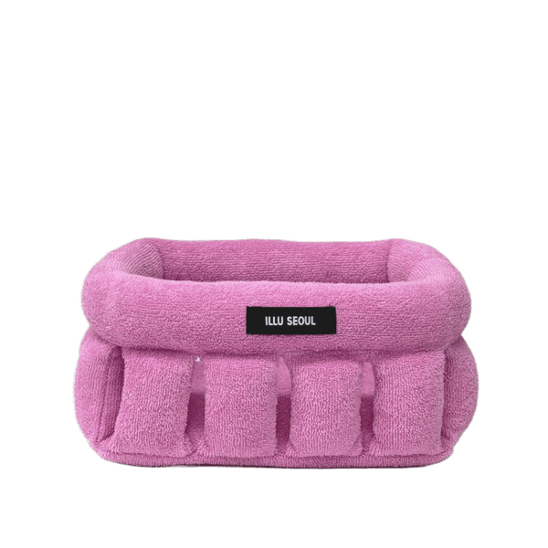 terry flat basket BUBBLE PINK
