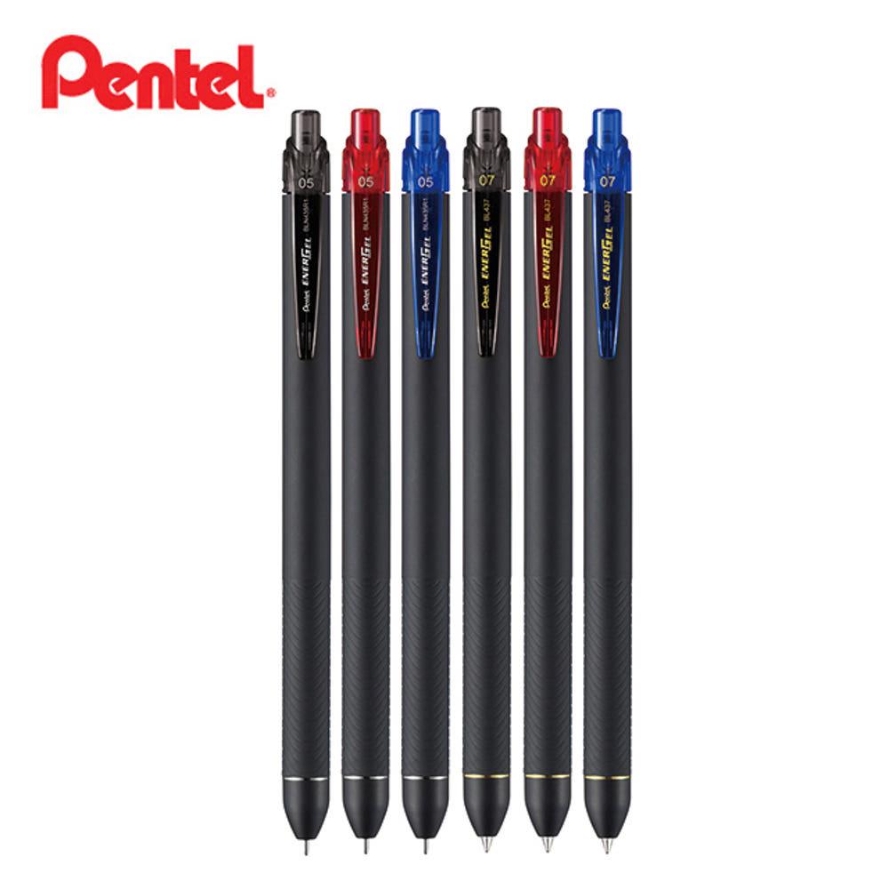 펜텔 에너겔 슬림 중성펜 노크식 Pentel ENERGEL