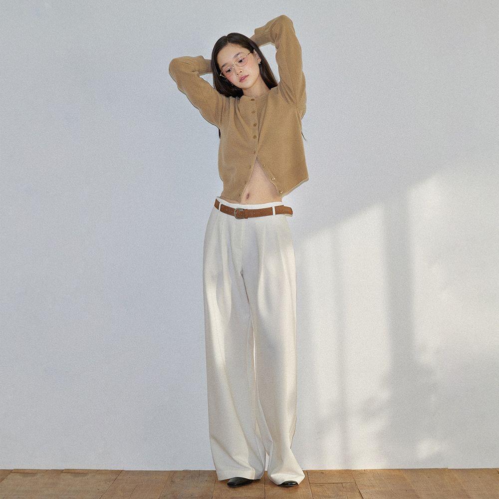 GAVE WOOL SLACKS (CREAM)
