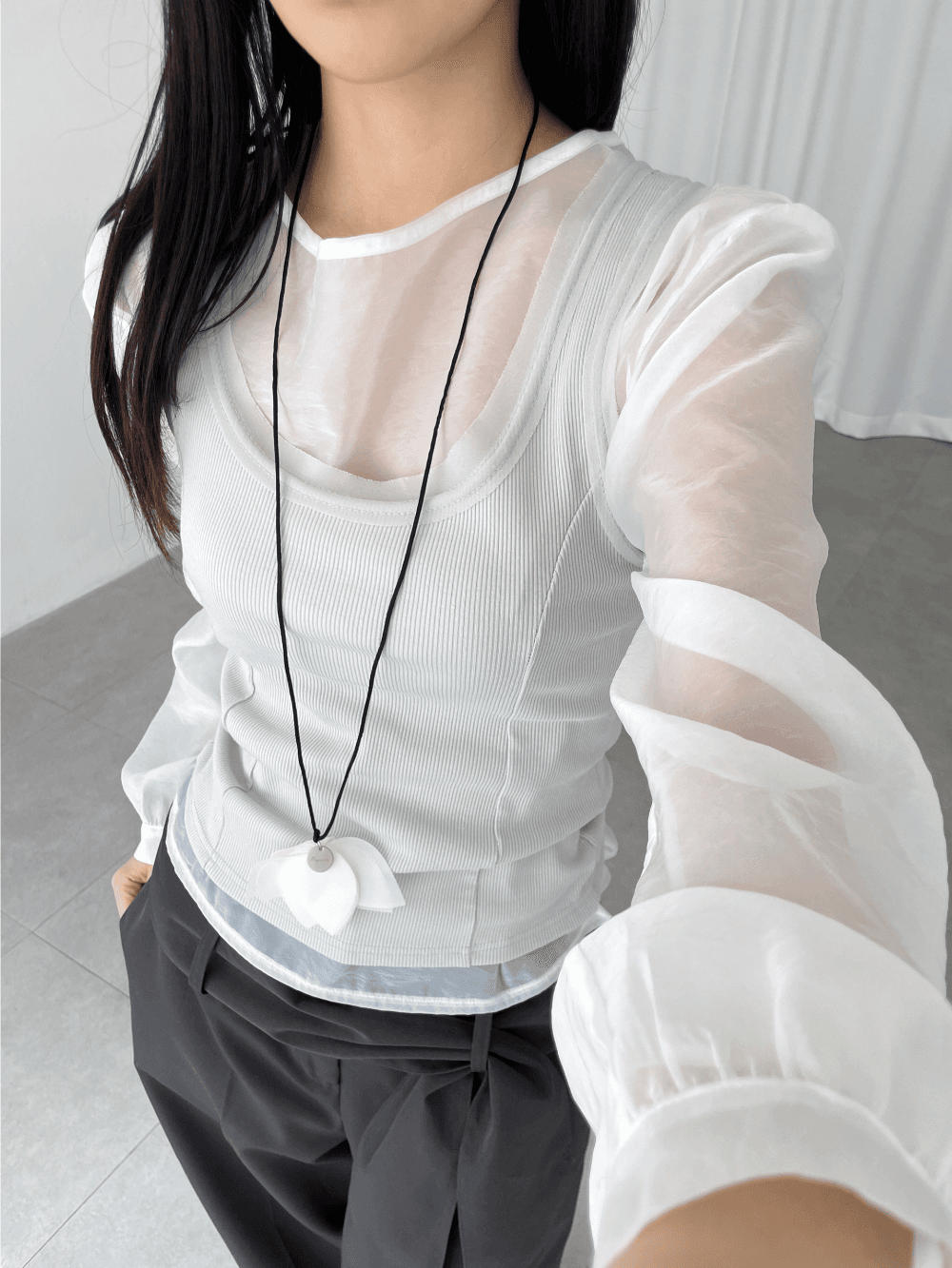 으나카이브 lena lace sleeveless (4color)