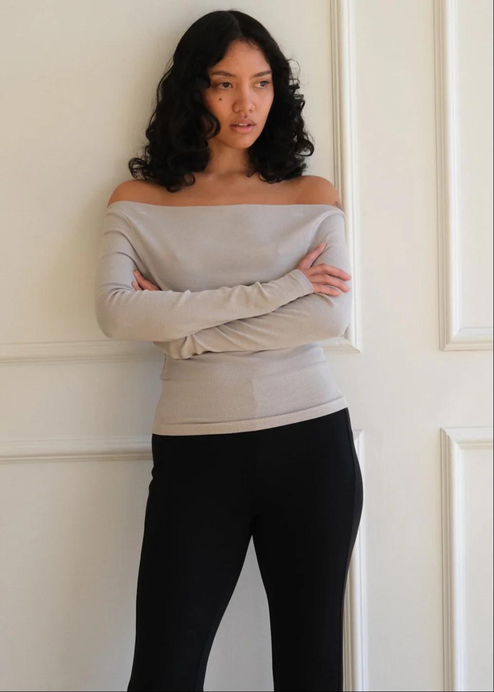 Walter Top - Dove Grey / XS