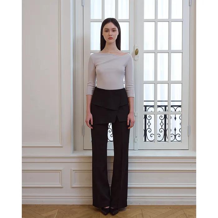Jade two-way pants [Black]