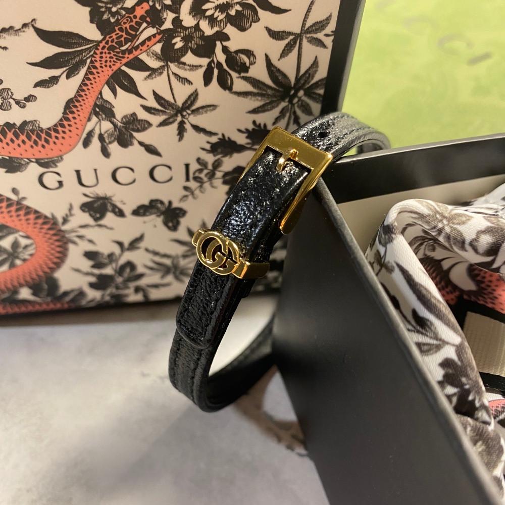 [GUCCI] 구찌 더블 G 가죽 팔찌 [여러컬러] Double G leather bracelet 648621