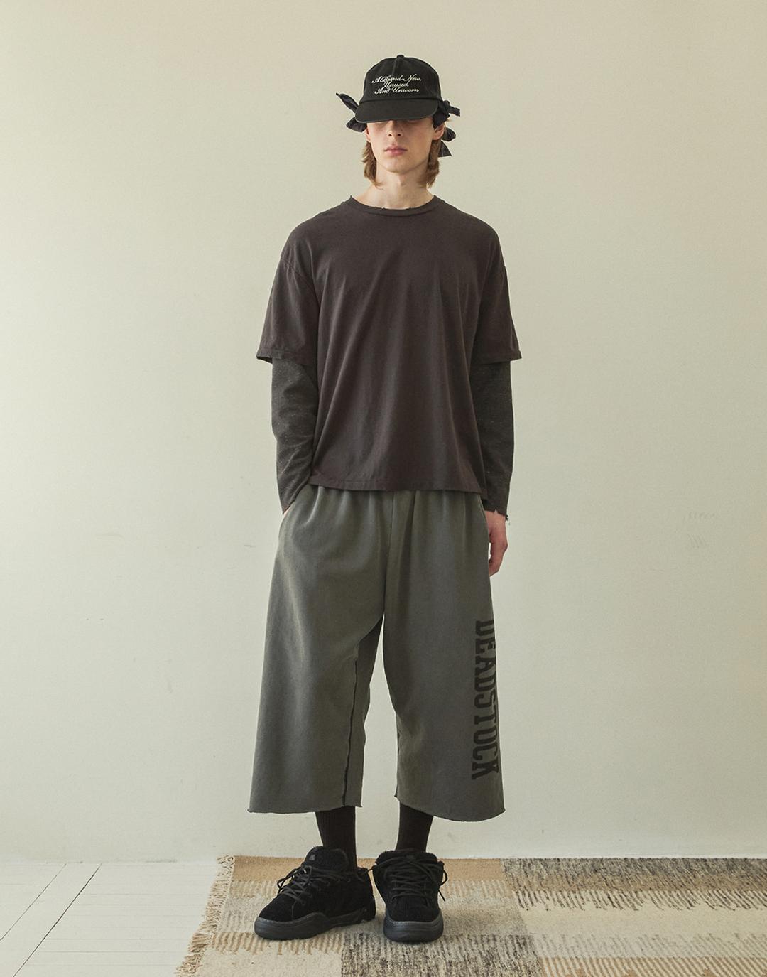 Waffle Layered Tee (Ink)