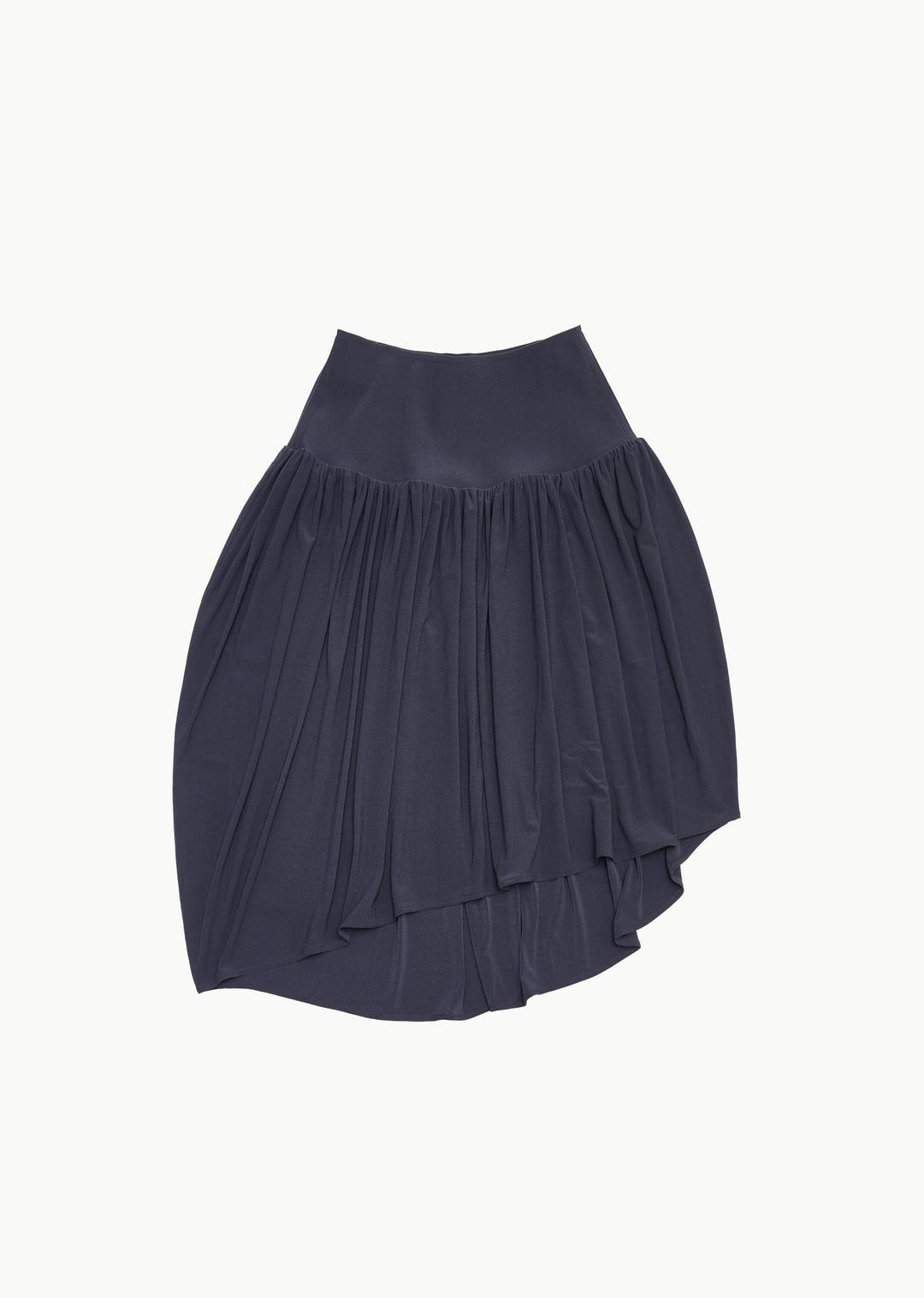 lay3.1 gathered skirt, mood indigo