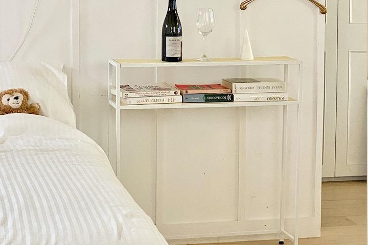 파인 800 스탠드 선반 콘솔 장식장 2colors (+의자 추가선택)