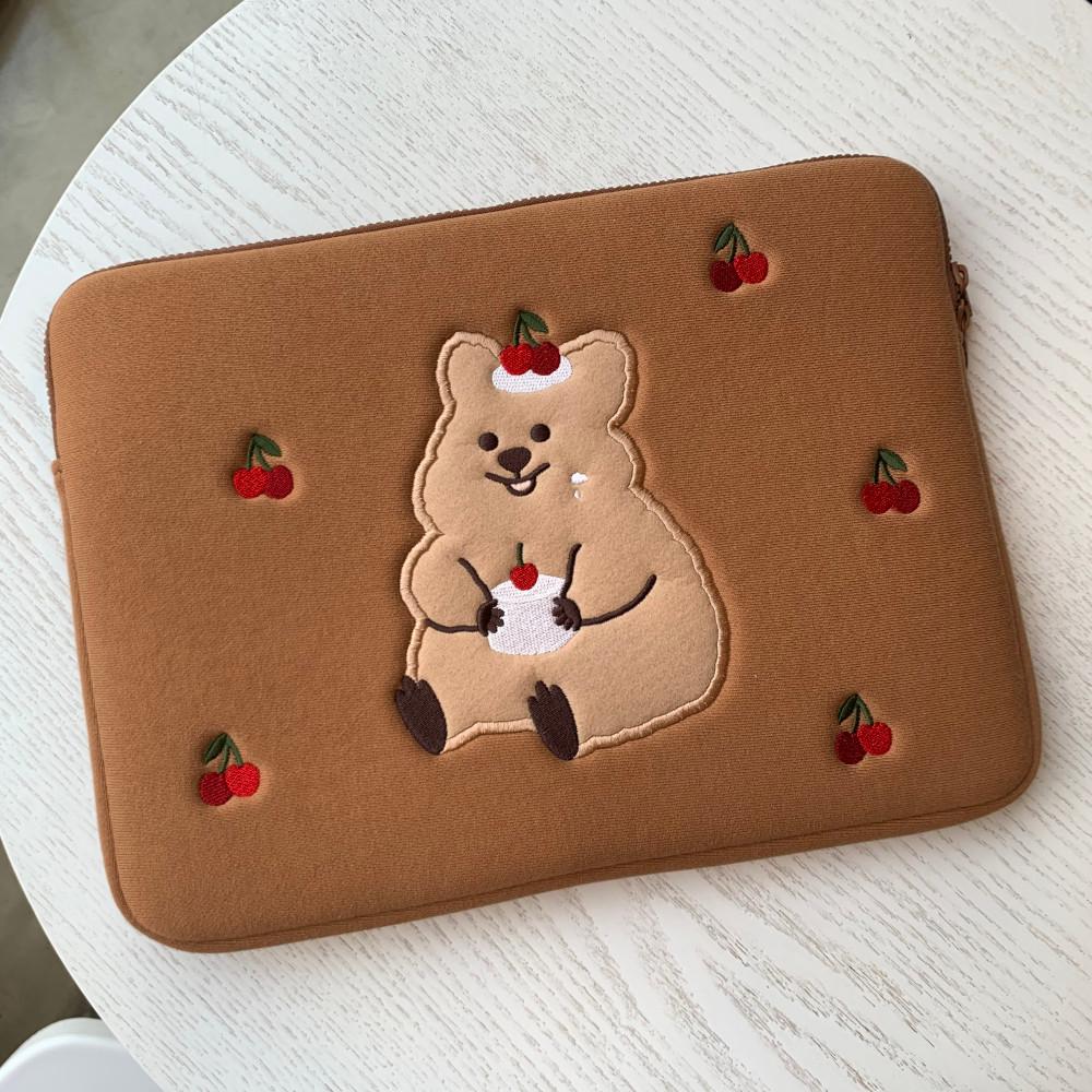 [영이의숲]체리꽃카 아이패드파우치