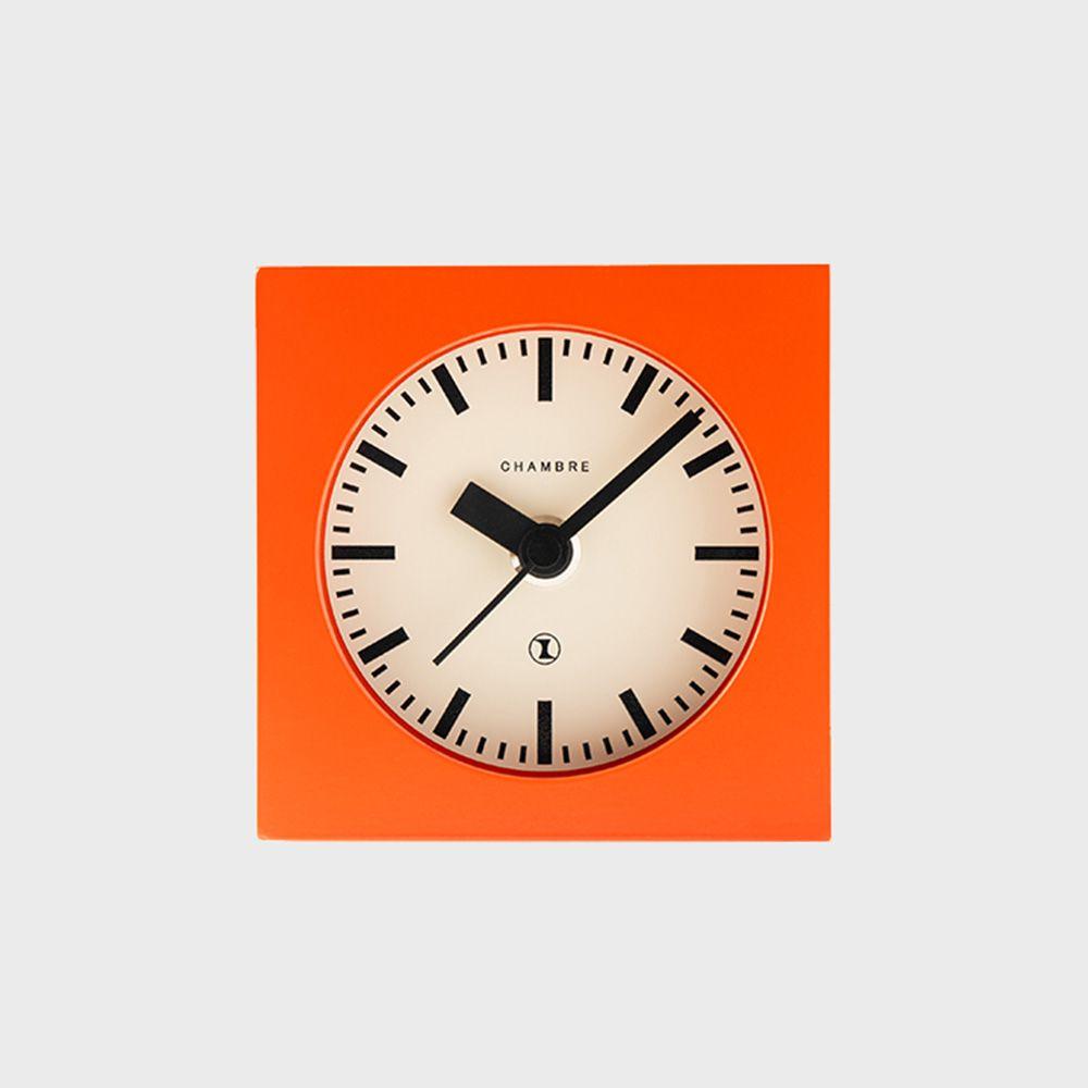 Block Desk Clock ( red )