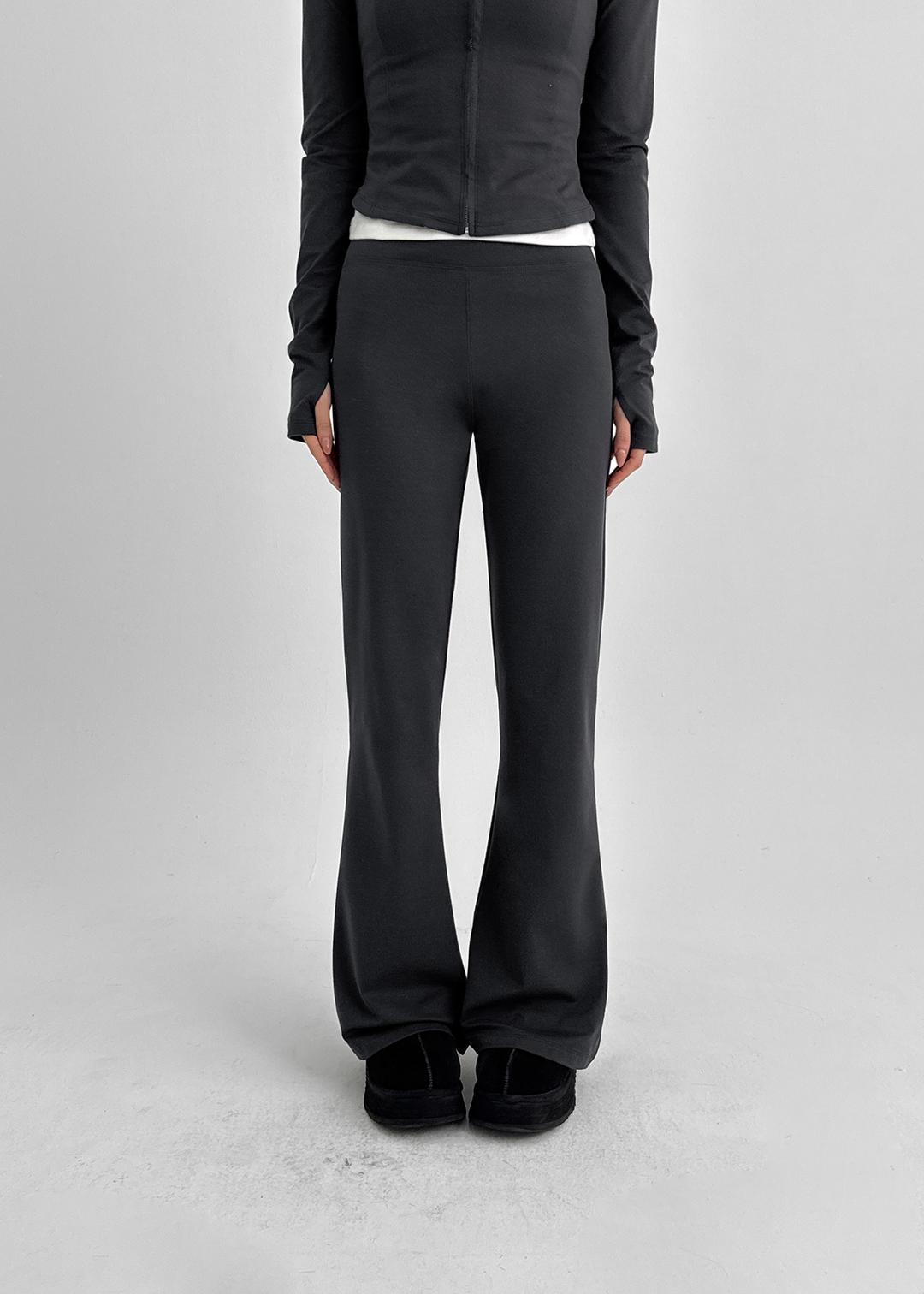 블랙업 [MADE] 르리 기모 부츠컷 팬츠 (세트구매가능)