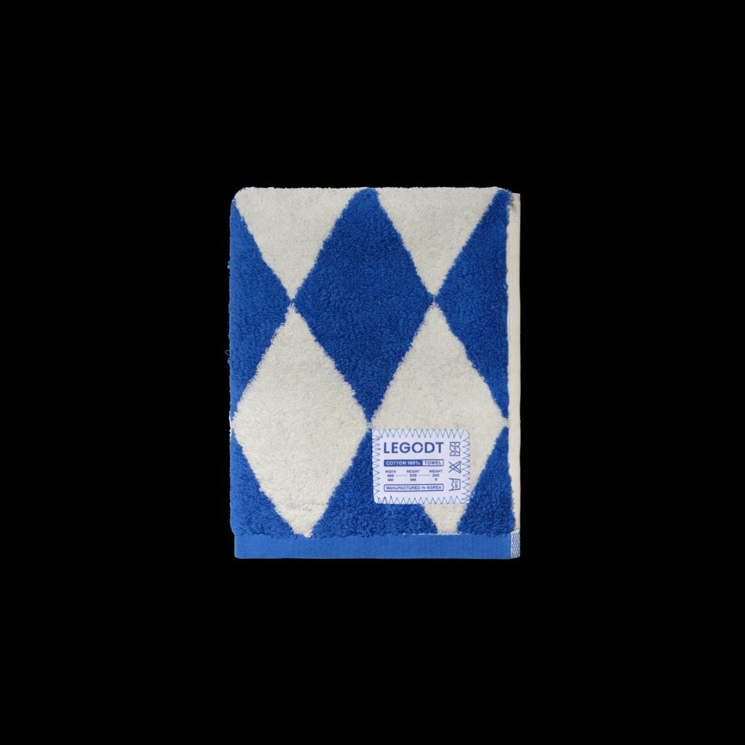 타월 아가일 패턴 (블루)