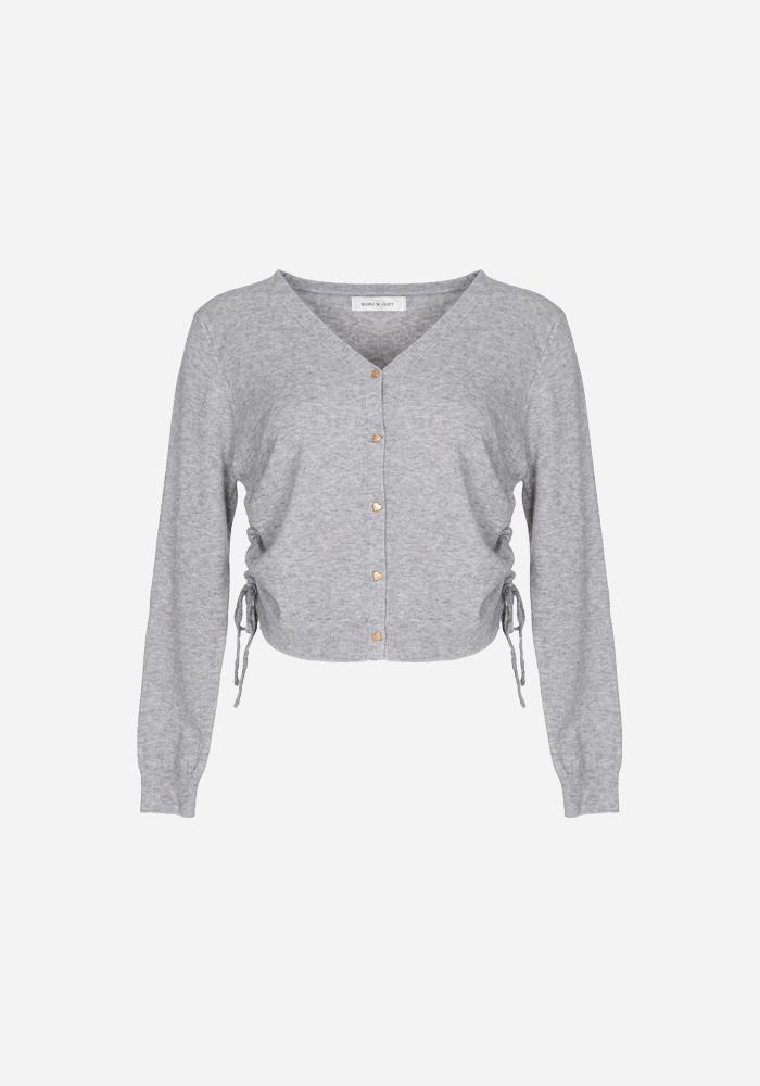 부루앤쥬디 F)옆스트링브이가디건 BORJCDE03C