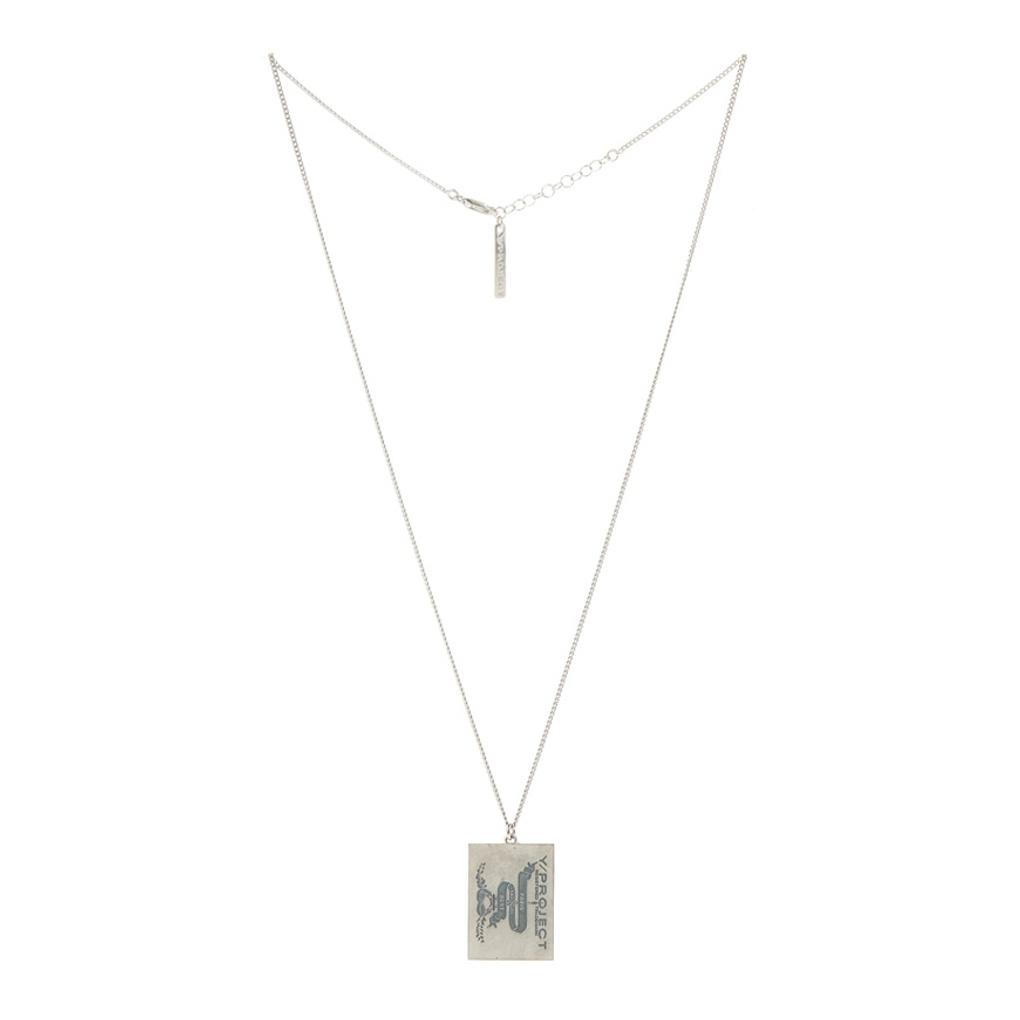 [Y프로젝트] 팬던트 로고 네크리스 NECKLACE16S24 SILVER /1