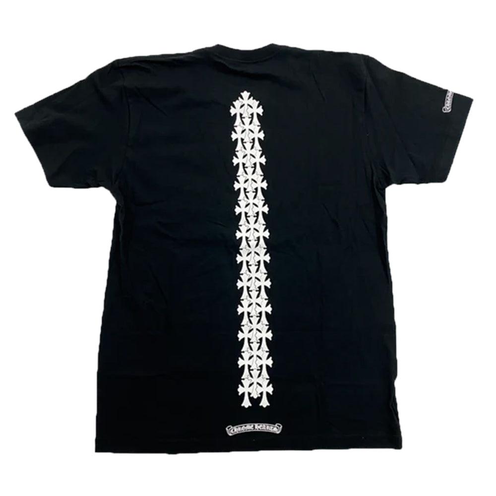 Chrome Hearts Cemetery Cross Tire Tracks T-Shirt Black - XS