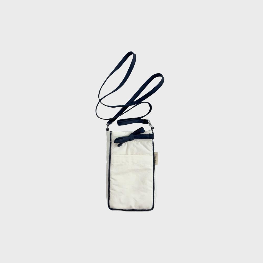 세이프선데이 리본 핸드폰백 (네이비)
