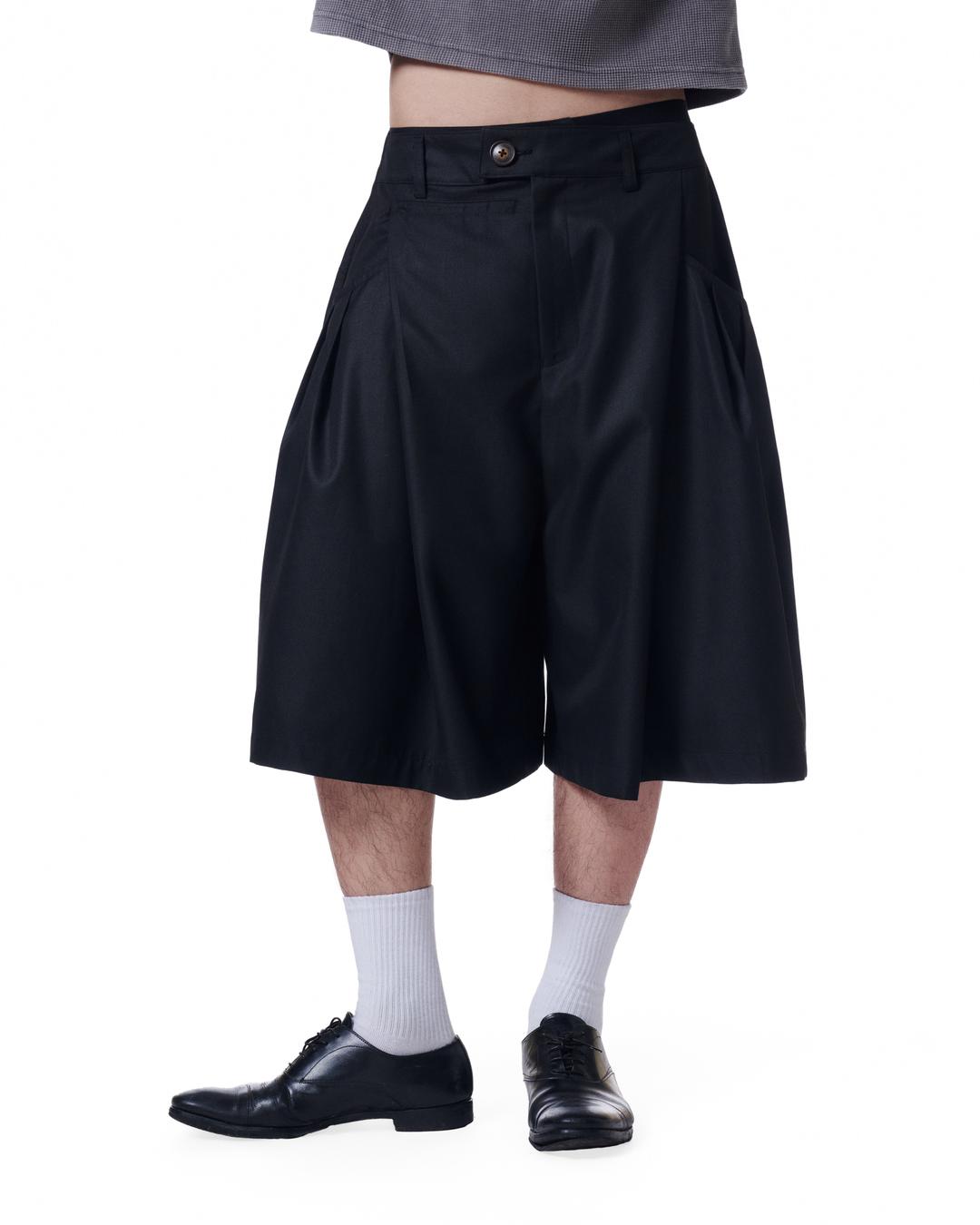 Pleated Balloon Jorts – Plop Apparels