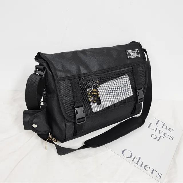 [국내제작/빠른출발] 아카이브 캐주얼 메쉬 포켓 크로스 초등학생 중학생 메신저백