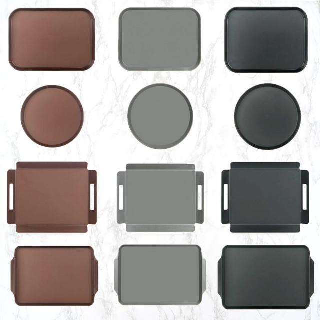 논슬립 쟁반 트레이 카페 업소용 플라스틱 사각 원형