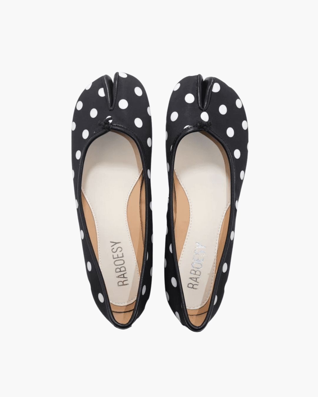 Polka Dots Tabi Ballet Flats