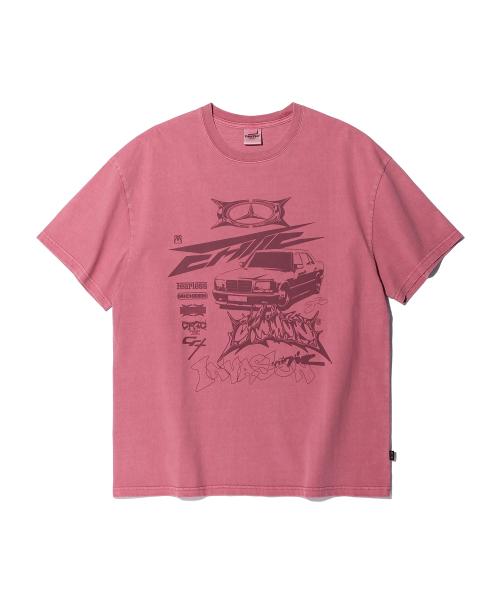 PIGMENT RACING CRITIC CAR T-SHIRTS PINK