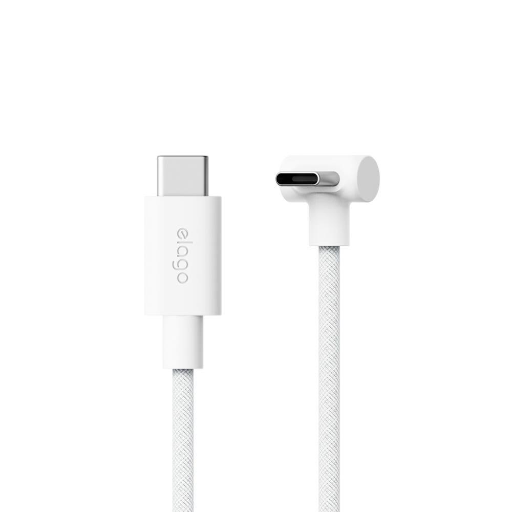 엘라고 60W PD C to C 90도 ㄱ자 고속 충전 케이블 (2M)