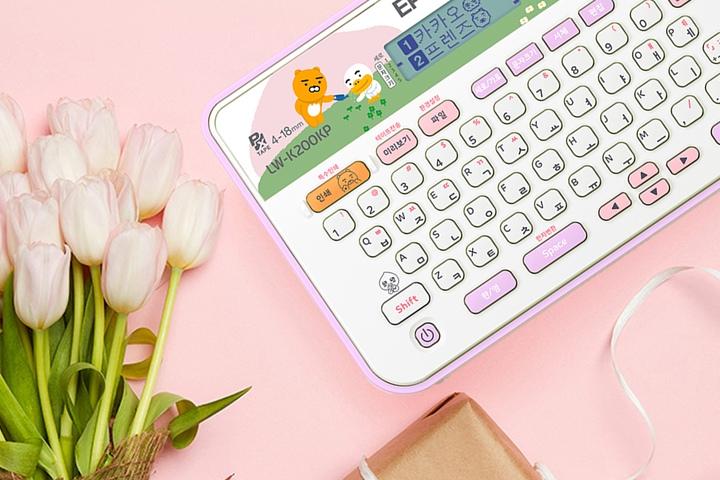 카카오프렌즈 라벨 프린터 LW-K200KP 카카오