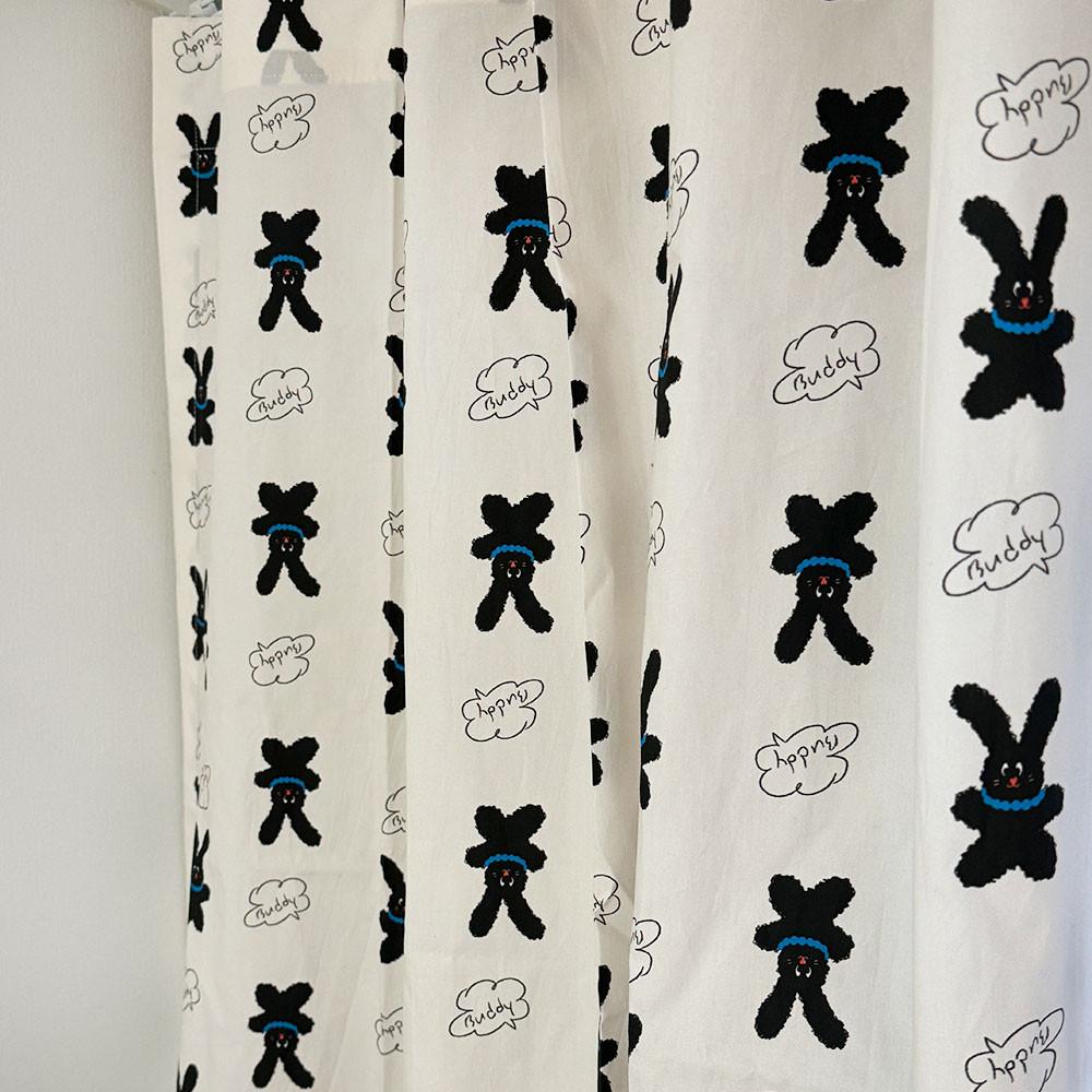 맞춤 토끼 아기방 작은창 큰창 키즈 커튼